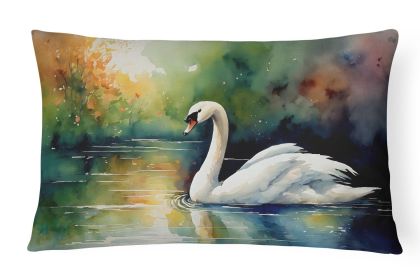 Watercolor Birds Throw Pillow Throw Pillow for Indoor Couch Bed Outdoor Patio Washable, Swan 3276,12Hx16W Watercolor Birds Throw Pillow Throw Pillow for Indoor Couch Bed Outdoor Patio Washable, Swan 3276,12Hx16W